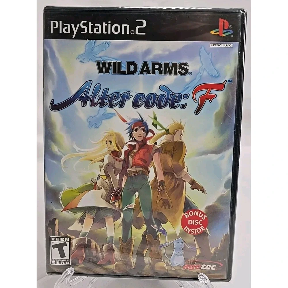 Wild Arms: Alter Code F (PlayStation 2 PS2) NEW SEALED Y-FOLD, RARE!
